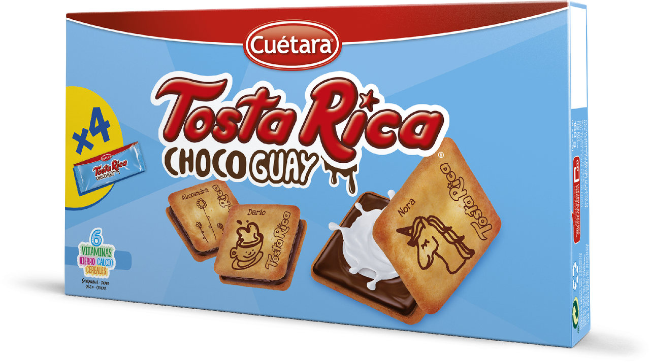 Хрустке печиво Choco Guay Tosta Rica Cuetara 168г Іспанія