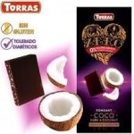 Шоколад без цукру Torras ZERO чорний з кокосом Іспанія 125г