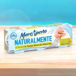 Тунець в натуральній мінеральній воді Naturalmente Mare Aperto, 3 x 80 г Італія