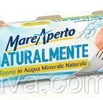 Тунець в натуральній мінеральній воді Naturalmente Mare Aperto, 3 x 80 г Італія