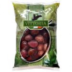 Оливки великі Nero in Salamoia Olive Vittoria Італія 850/500 г