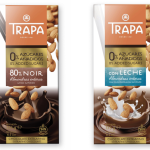 Шоколад молочний без цукру та глютену з мигдалем Trapa Іспанія 175 г