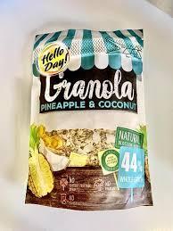 Гранола з ананасом і кокосом Granola Natural Nuts Hello Day 300 г Польща