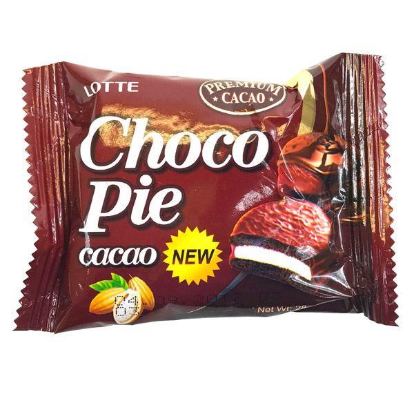 Печиво (Пірожне) шоколадне Choco Pie LOTTE Чоко пай Cacao 28 г Ю.Корея