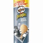 Чіпси морська сіль і чорний перець Pringles sea salt and black pepper 165г