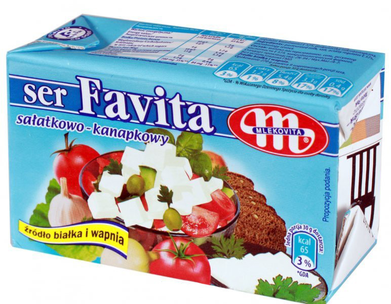 Сир-крем Фета Favita Mlekovita 270 г Польща