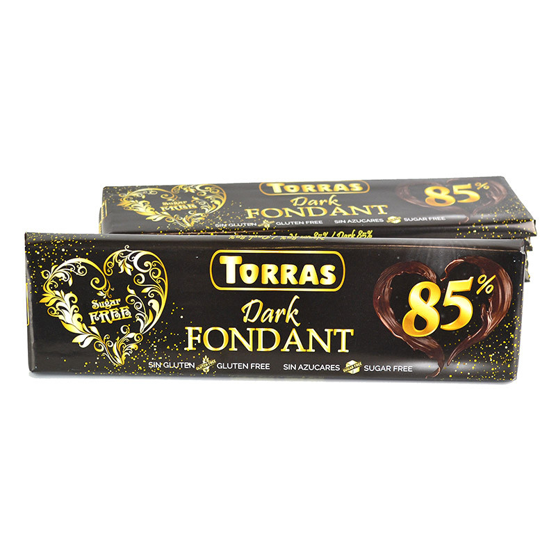 Шоколад без цукру та глютену Dark Fondant 85% Torras Іспанія 250 г