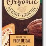 Шоколад чорний без глютену Organic Bio 70% cacao з морською сіллю Torras 100 г Іспанія