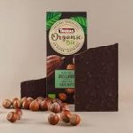 Шоколад чорний без глютену Organic Bio 70% cacao з фундуком Torras 100 г Іспанія