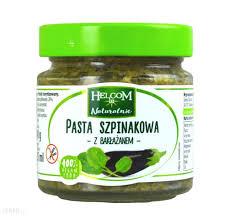 Паста из шпината с баклажанами БЕЗ ГЛЮТЕНА  Helcom Pasta Szpinakowa Z Bakłażanem 190г