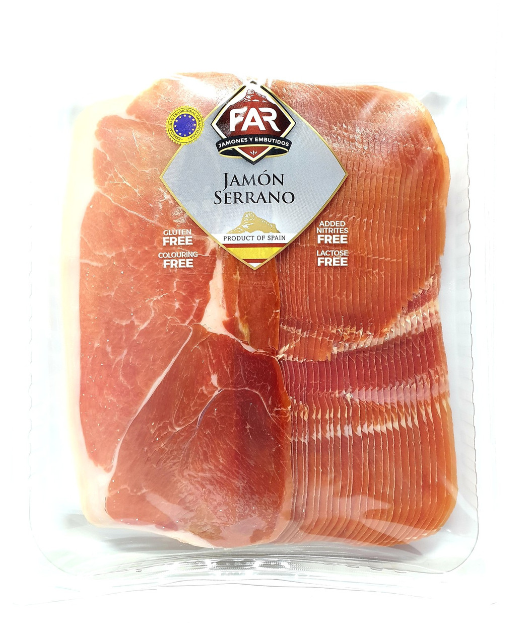Хамон FAR Jamon Serrano без глютену і лактози, 500г Іспанія