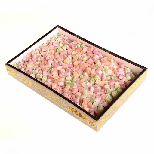 Рахат-лукум "Кубики МІКС" (яблуко, гранат, лимон, апельсин,ваніль) 1,5кг