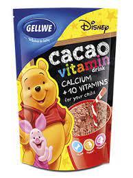 Дитяче какао з вітамінами Gellwe cacao vitamin Польща 150г