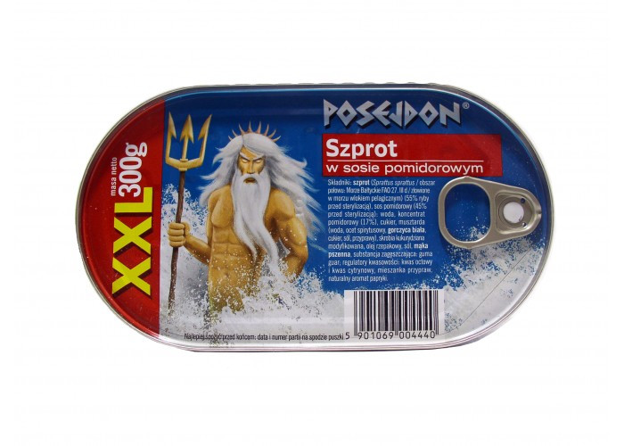 Шпроти в томатному соусі Posejdon XXL 300 г Польща