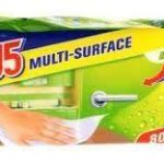 Вологі серветки для прибирання W5 (Лимон) 80 шт Німеччина