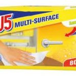 Вологі серветки для прибирання W5 (Лимон) 80 шт Німеччина