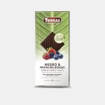 Шоколад чорний без цукру та глютену з лісовими ягодами Torras Stevia Negro&Frutas del Bosquo 125 г Іспанія