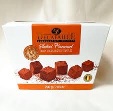 Цукерки трюфельні зі смаком карамелі Delafaille Caramel 200 г Бельгія