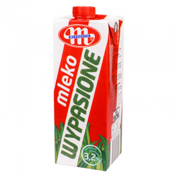 Молоко Mlekovita 3,2% 1 л Польща