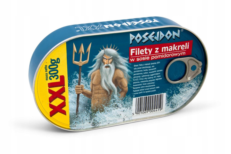 Філе макрелі (скумбрії) в томатному соусі Posejdon XXL 300 г Польща