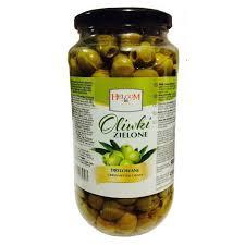 Оливки зелені без кісточки Oliwki Czarne Helcom 900 г Польща