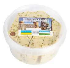 Халва узбецька ,,ASAL" молочна з горіхом 500г