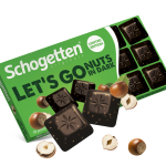 Шоколад чорний із фундуком Schogetten LET`S GO Nuts in Dark 100 г