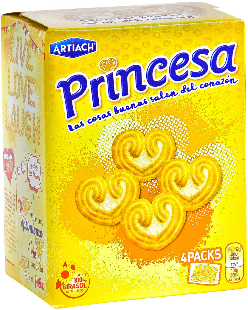 Печиво ПРИНЦЕСА ARTIACH Princesa 120г Іспанія