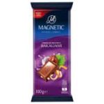 Шоколад молочний з горіхом та родзинками Magnetic Польща, 100г