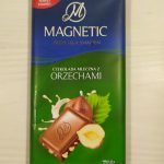 Шоколад молочний з горіхом Magnetic Польща, 100г