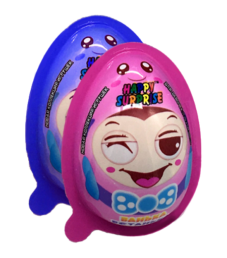 Яйце десерт із подарунком Ванька-Встанька 20г