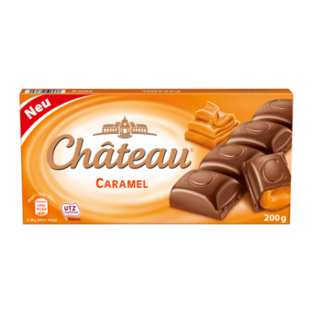 Шоколад молочний з карамеллю Chateau Німеччина 200г
