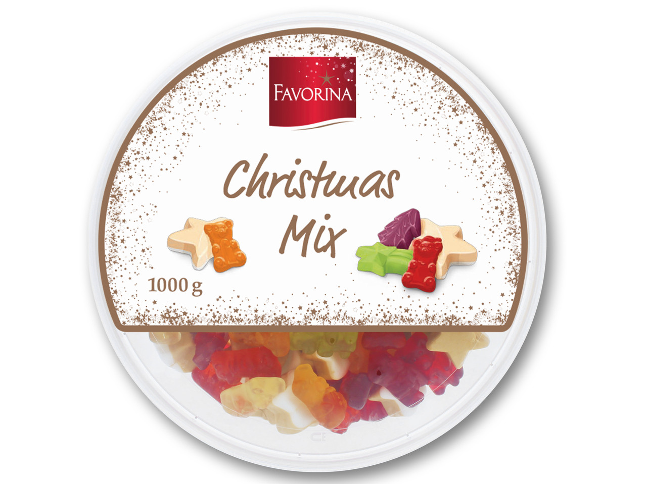 Желейні цукерки Щасливе Різдво FAVORINA Happy Christmas Німеччина 1 кг