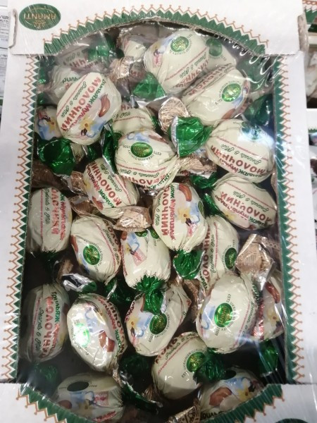 Цукерки Грильяж Мультизлаковий Молочний, Amanti, Україна 1 кг