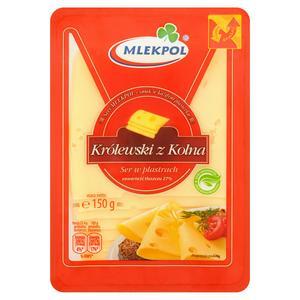 Сир у пластинках Mlekpol Krolewski z Kolna 150 г Польща