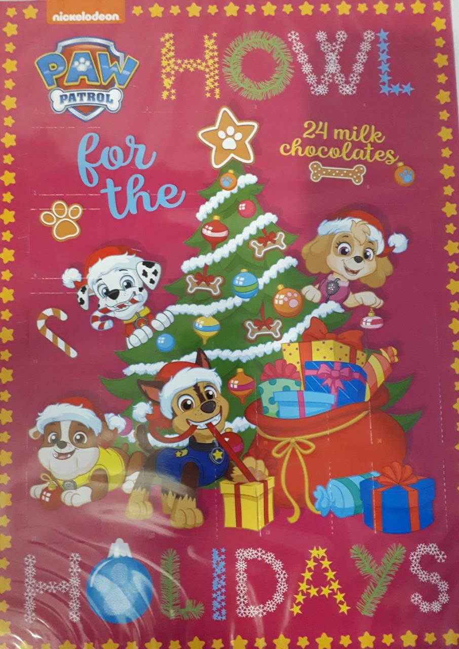 Шоколадний адвент-календар PAW PATROL 75г