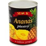 Ананас пластинками в сиропі M&K 565 г Польща