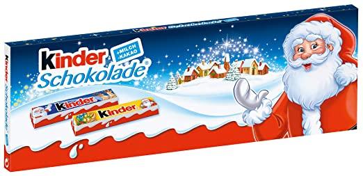 Новорічний набір шоколадок Кіндер Kinder Chocolate Німеччина 150 г