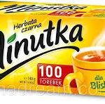 Чай чорний Minutka (Мінутка) HERBATA CZARNA 100 пакетиків 140 г