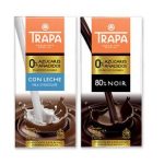 Шоколад чорний без цукру та глютену 80% какао Trapa 80 г Іспанія