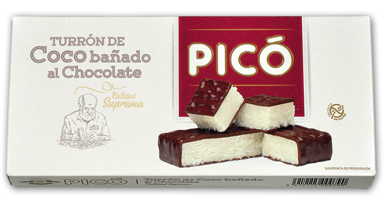 Туррон кокосовий без глютенаТиггоп de Coco Pico. Іспанія 200г