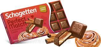Шоколад молочний з корицею та кремом Schogetten Cinnamon&Cream 100 г Німеччина