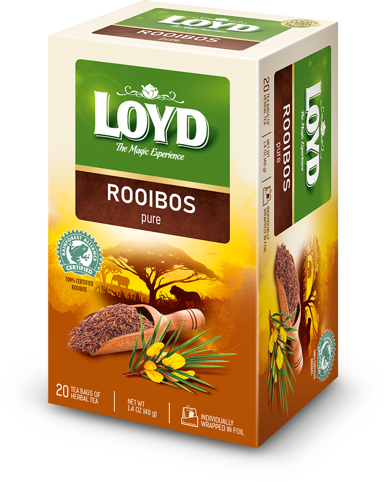 Чай червоний Ройбуш чистий Loyd Rooibos Польща 20 пакет.(40г)