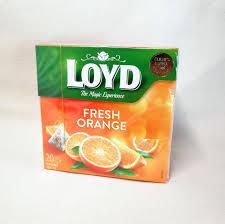 Чай Апельсин свіжий Loyd Fresh Orange 20 пірамідок (44 г) Польща