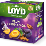 Чай зі зливною та корицею Loyd Plum&Cinnamon 20 пірамідок Польща