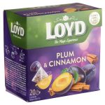 Чай зі зливною та корицею Loyd Plum&Cinnamon 20 пірамідок Польща