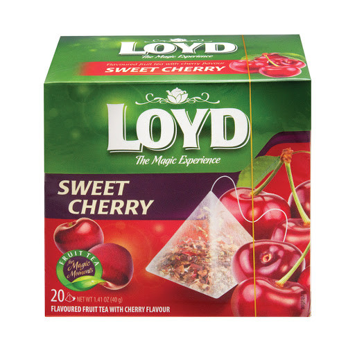 Чай солодка вишня Loyd Sweet Cherry 20 пірамідок (40г) Польща