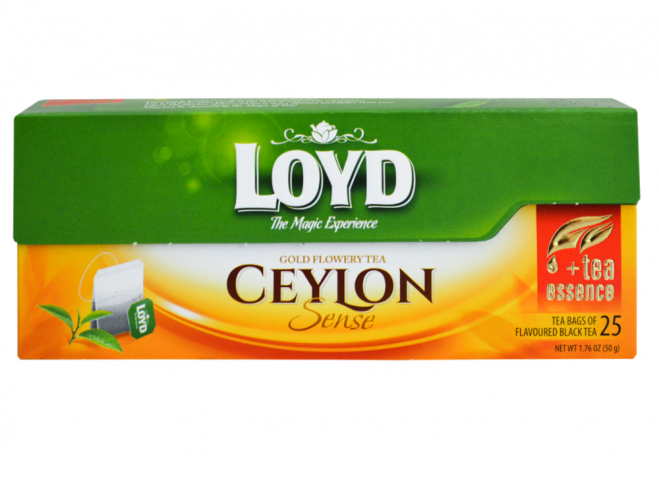 Чай чорний Золотий Цейлон Loyd Ceylon Gold 25 пакет (50 г) Польща