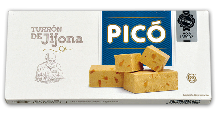 Туррон Мигдальна нуга БЕЗ ГЛЮТЕНА Turron de Jijona PICO 150 г Іспанія