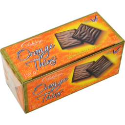 Шоколад з апельсиновою начинкою Orange Thins Ashleys Великобританія 150г